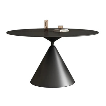 Mika Black Dining Table S (W90) / No Add-On