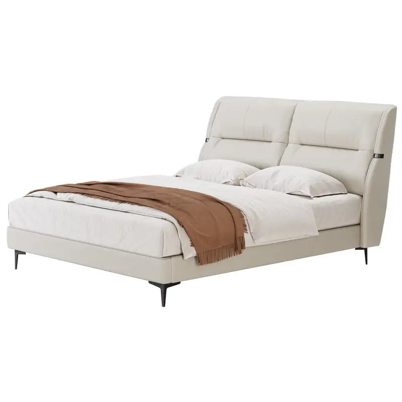 Valentina Leather Bed